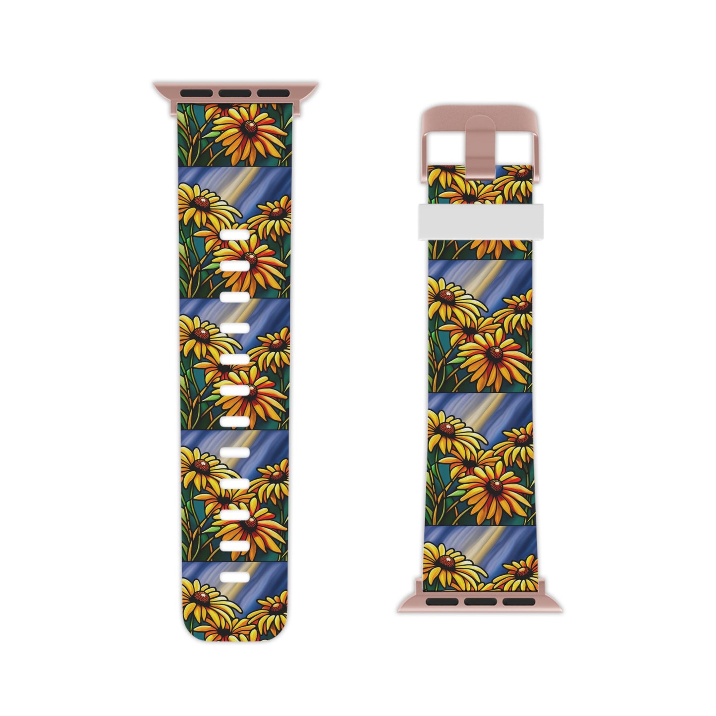 Black-eyed-susan Watch Band for Apple Watch