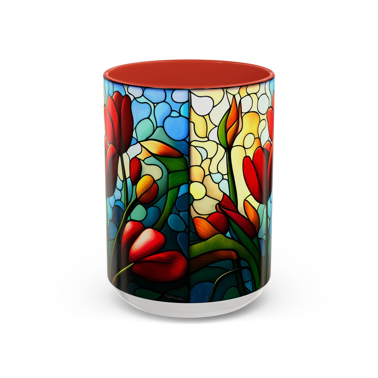 Tulip Accent Coffee Mug 15oz