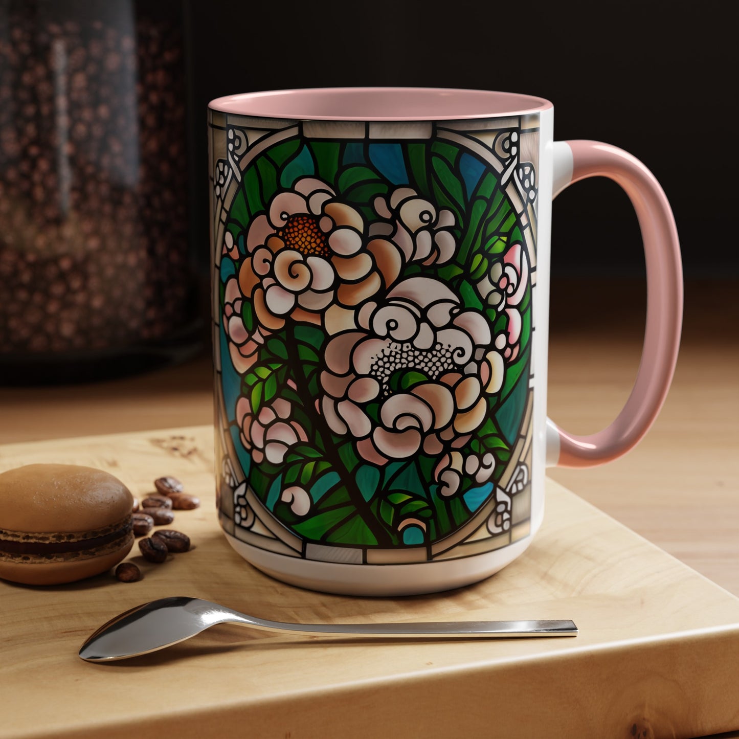 Chinese Snowball Accent Coffee Mug 15oz