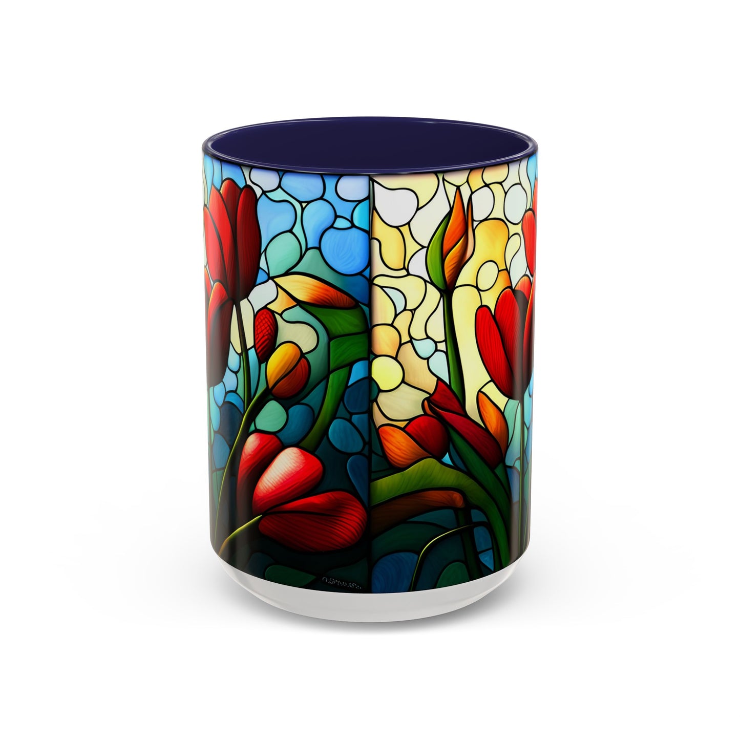 Tulip Accent Coffee Mug 15oz