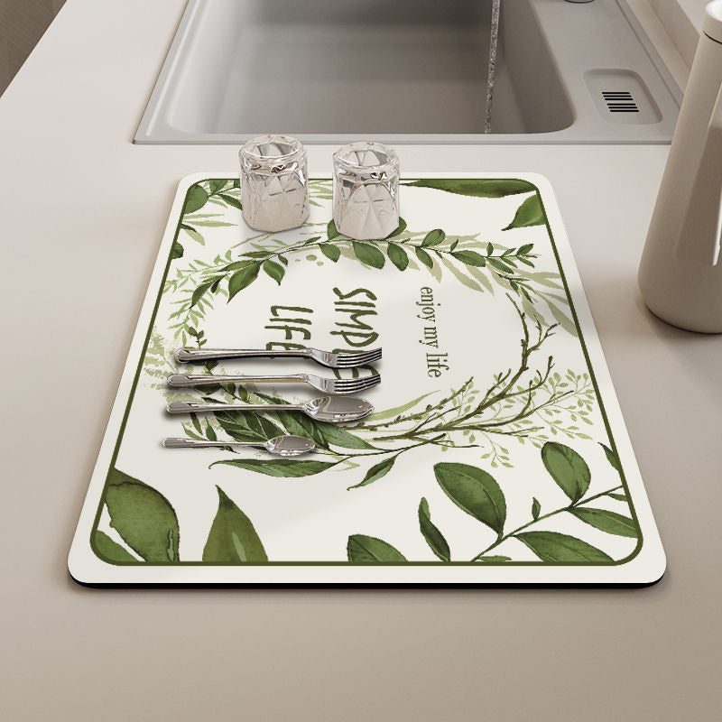 Kitchen Household Dining Table Table Wash-free Mat