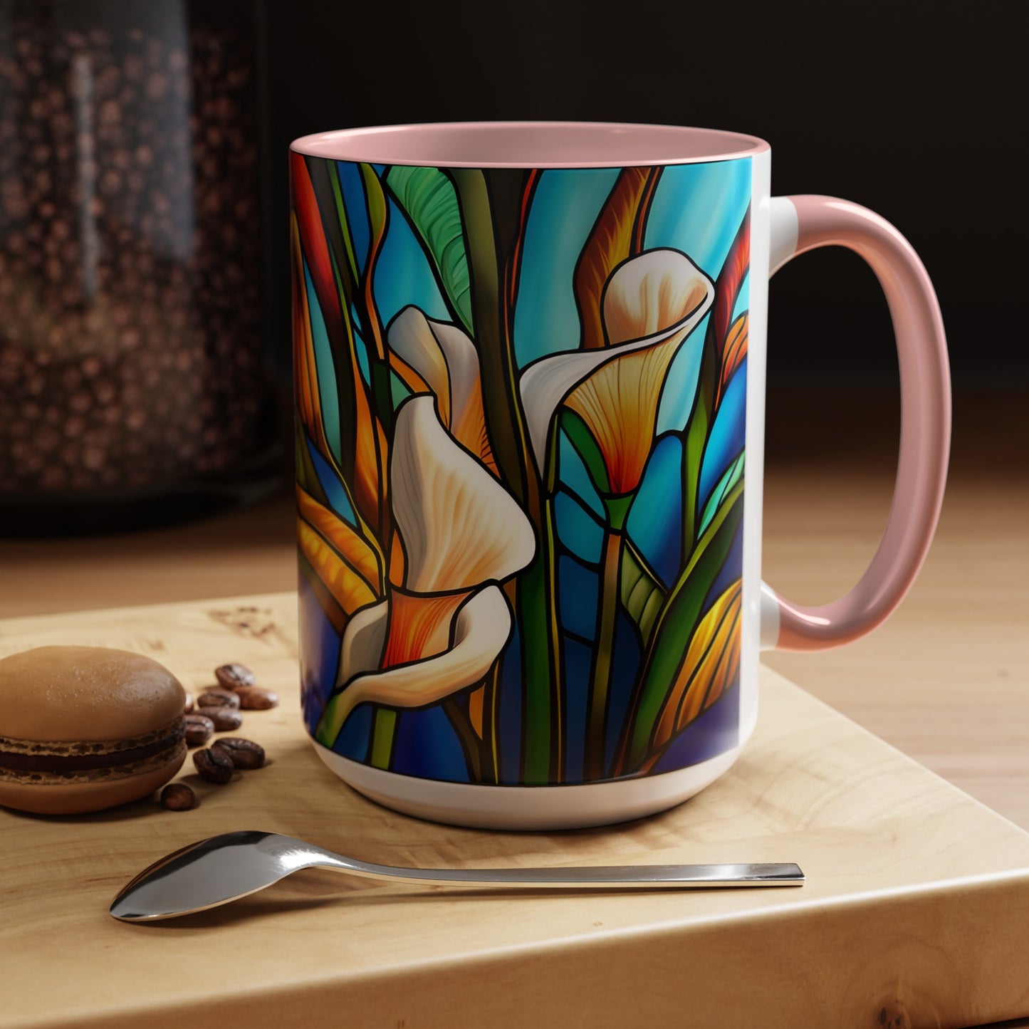 Calla lily Accent Coffee Mug 15oz