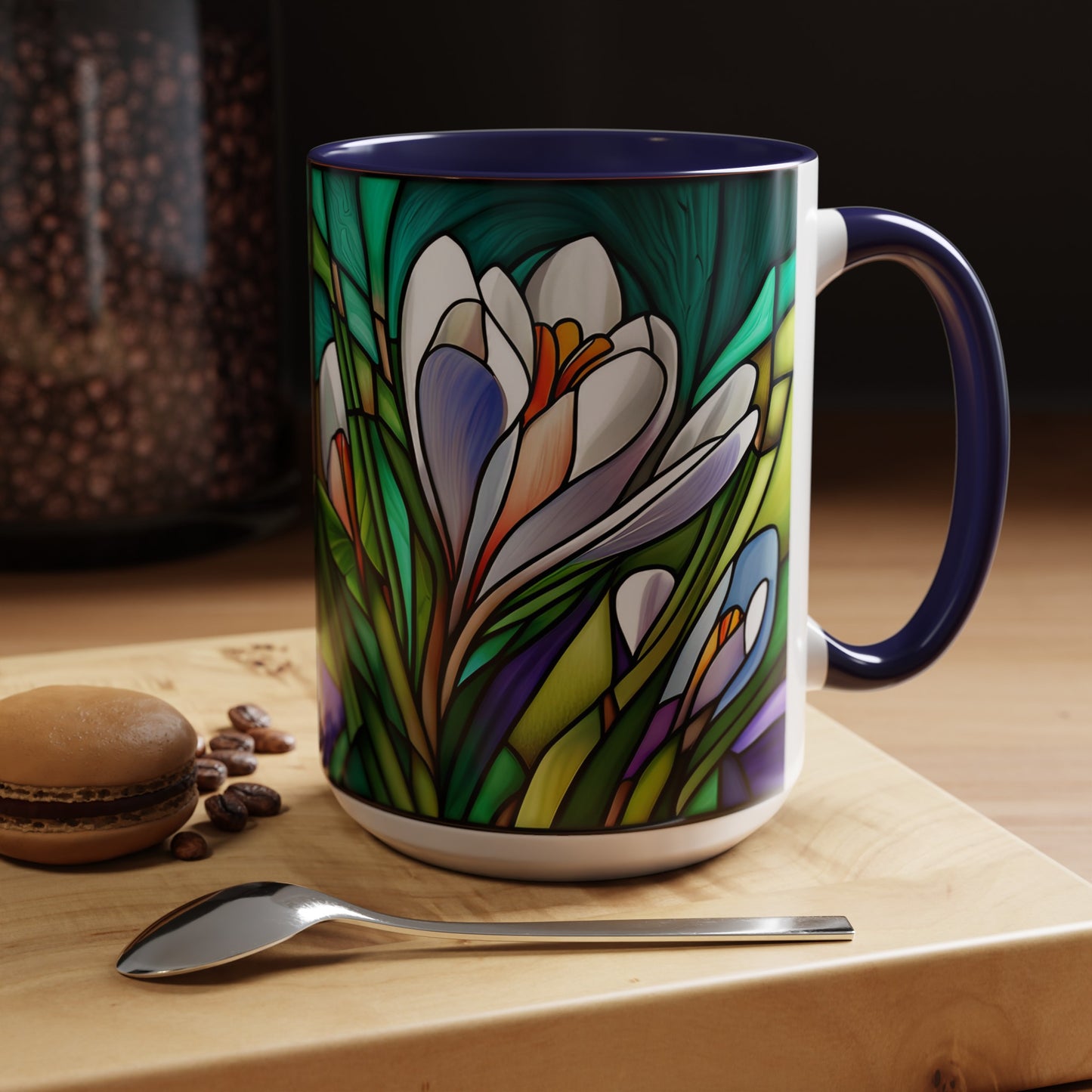 Crocus Accent Coffee Mug 15oz