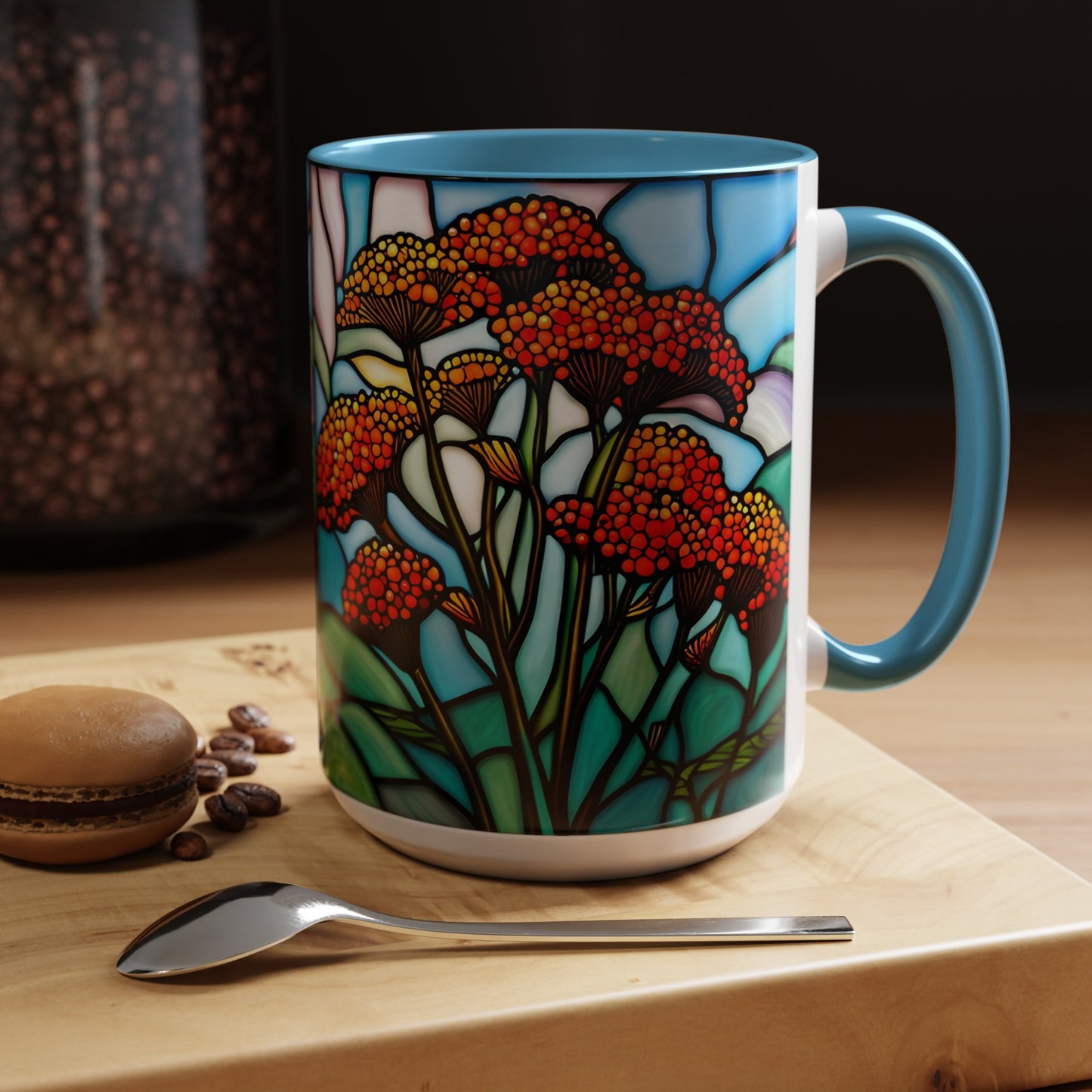 Yarrow Accent Coffee Mug 15oz