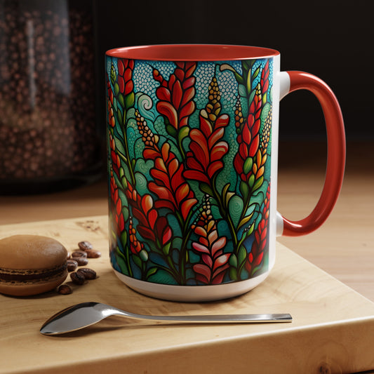 Snapdragon Accent Coffee Mug 15oz