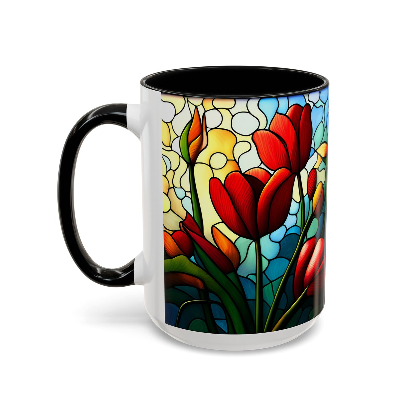 Tulip Accent Coffee Mug 15oz