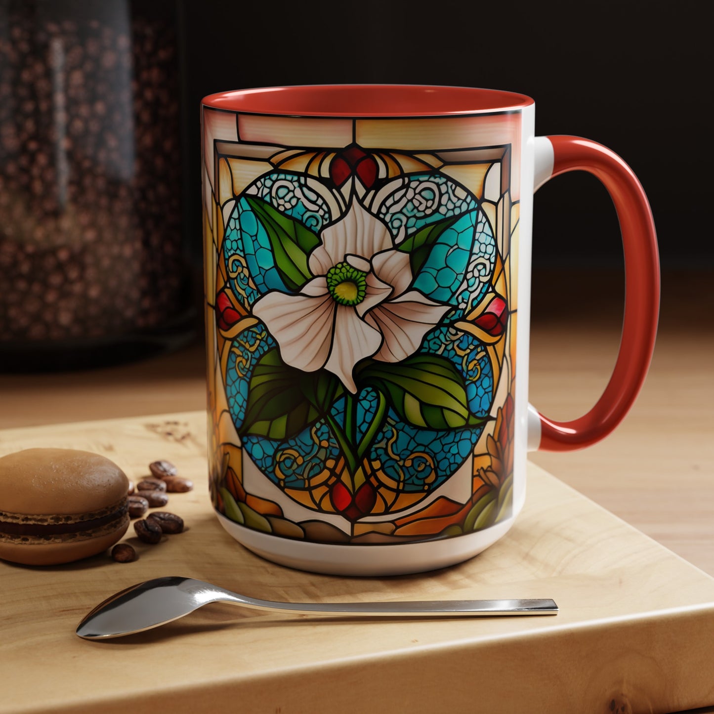 Hellebore Accent Coffee Mug 15oz