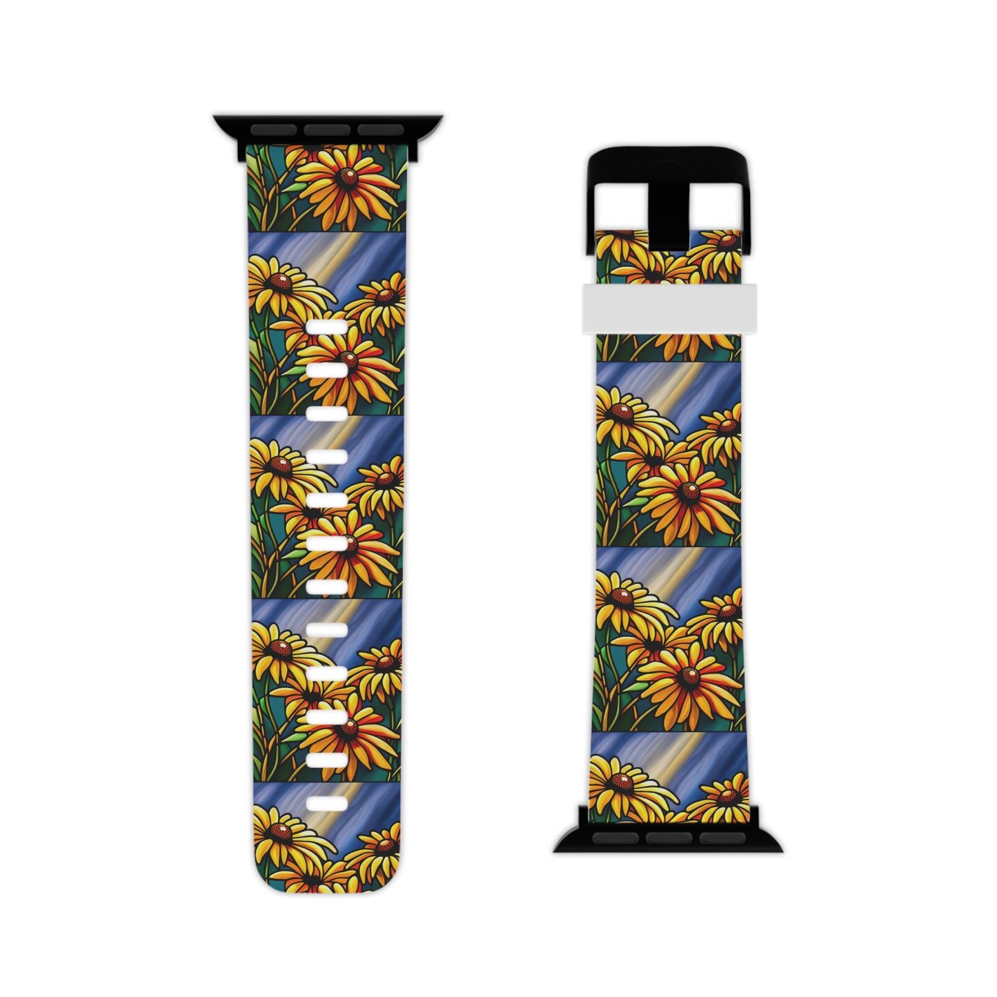 Black-eyed-susan Watch Band for Apple Watch