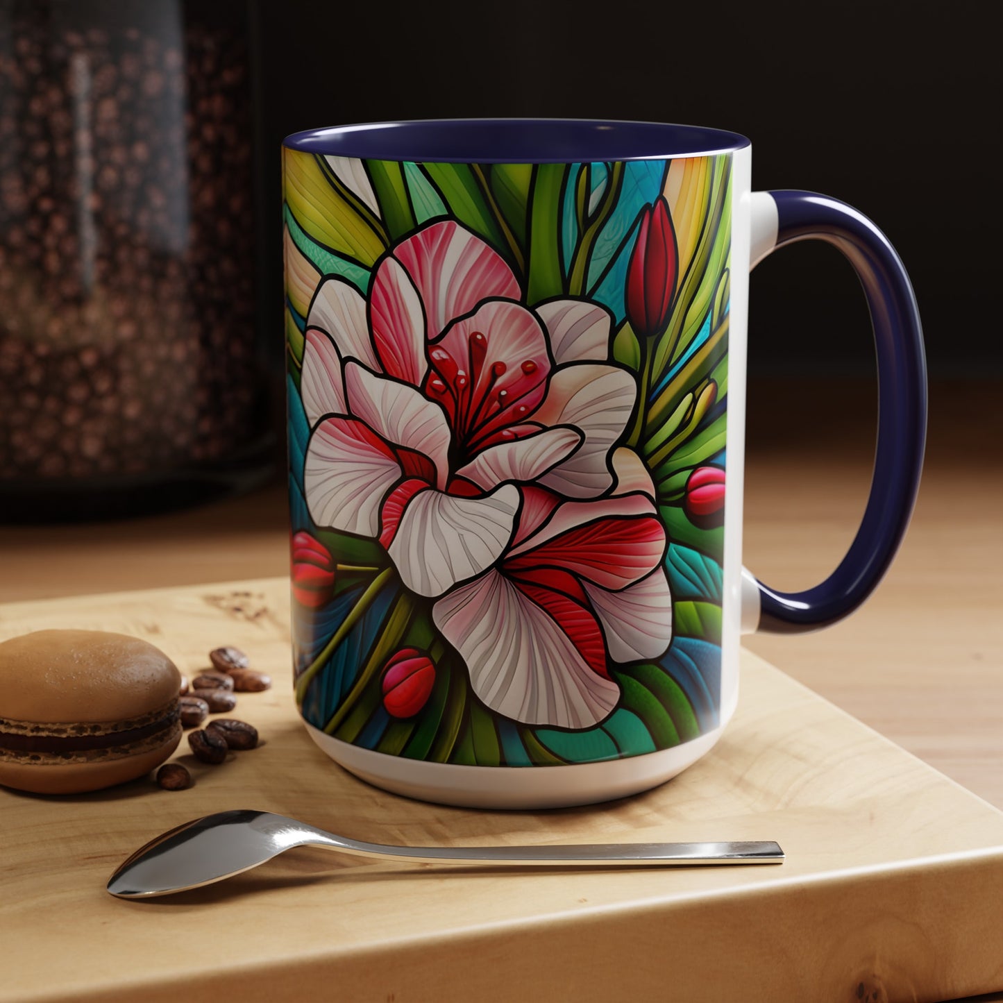 Azalea Accent Coffee Mug 15oz