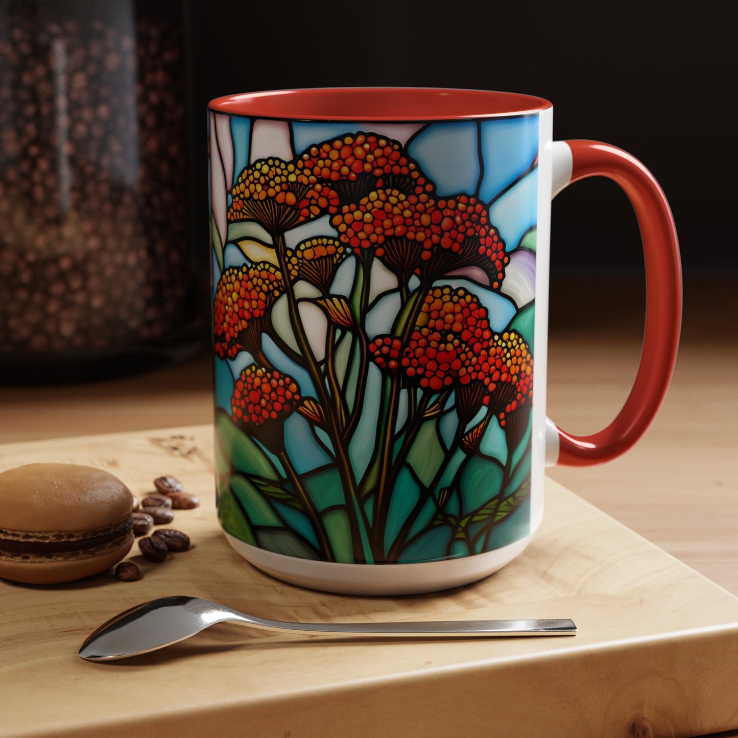 Yarrow Accent Coffee Mug 15oz