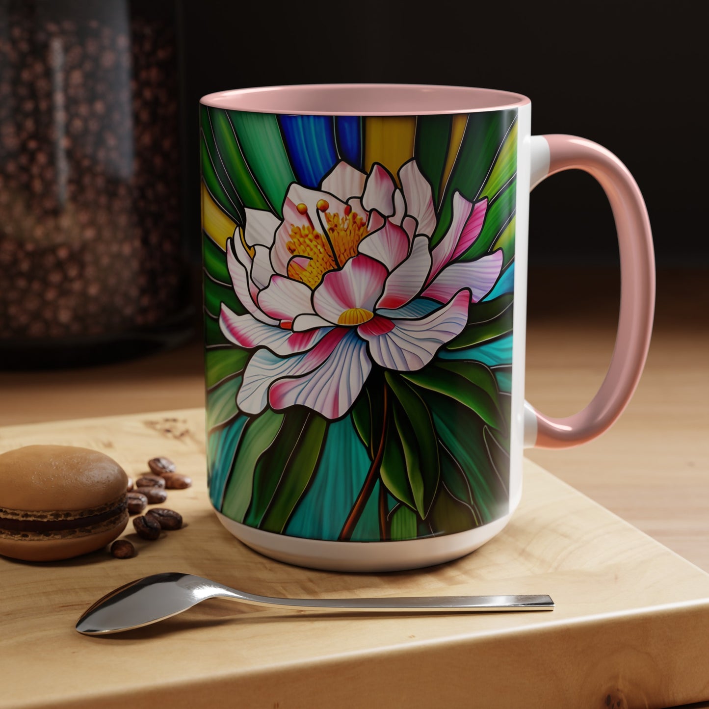 Rhododendron Accent Coffee Mug 15oz