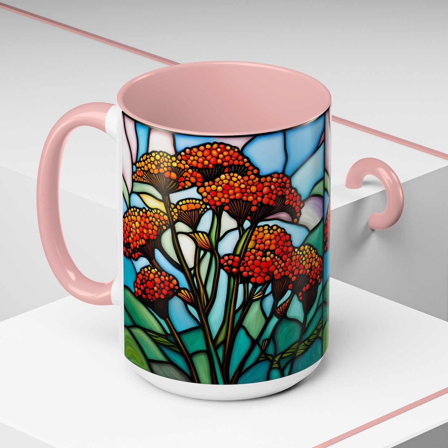 Yarrow Accent Coffee Mug 15oz