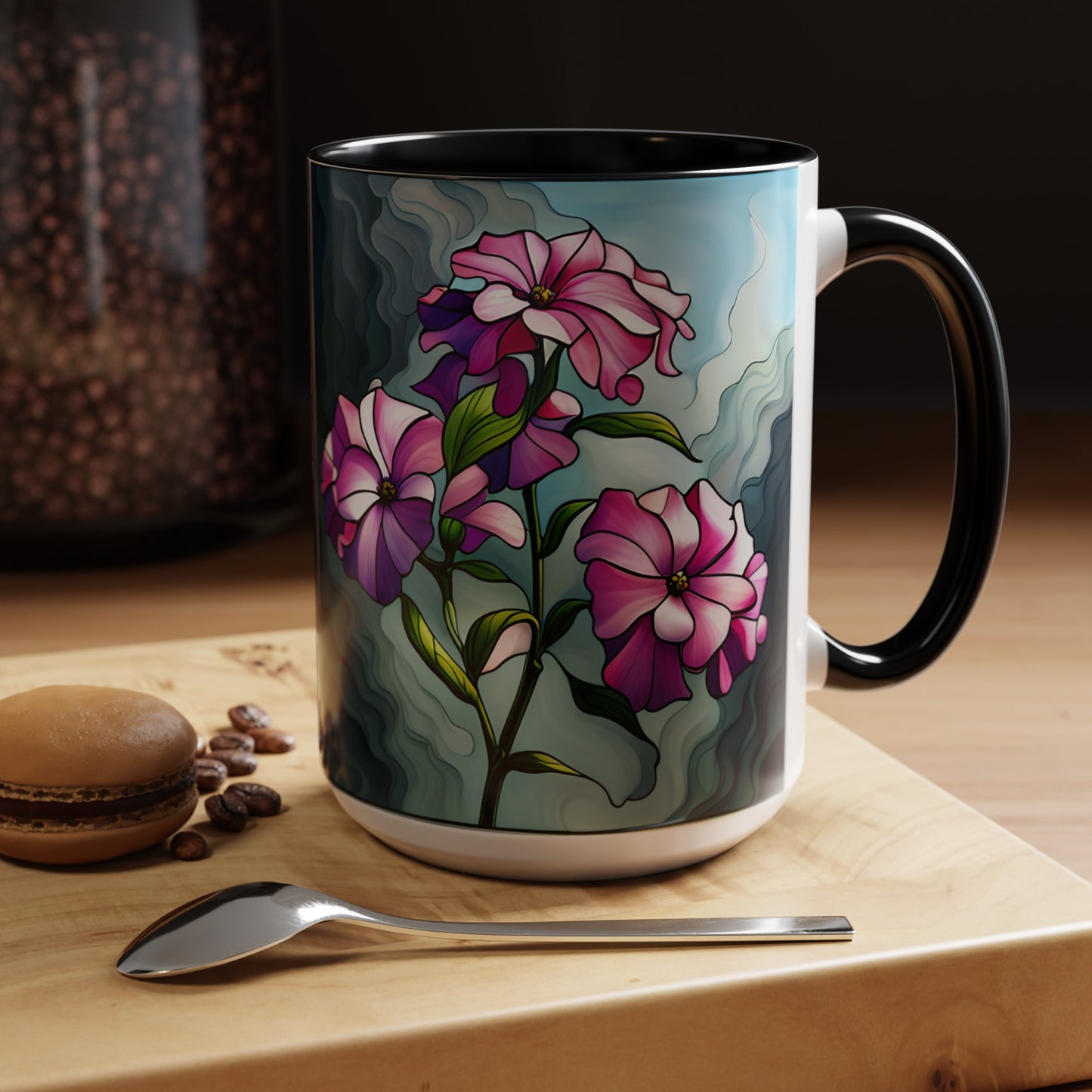 Phlox Accent Coffee Mug 15oz