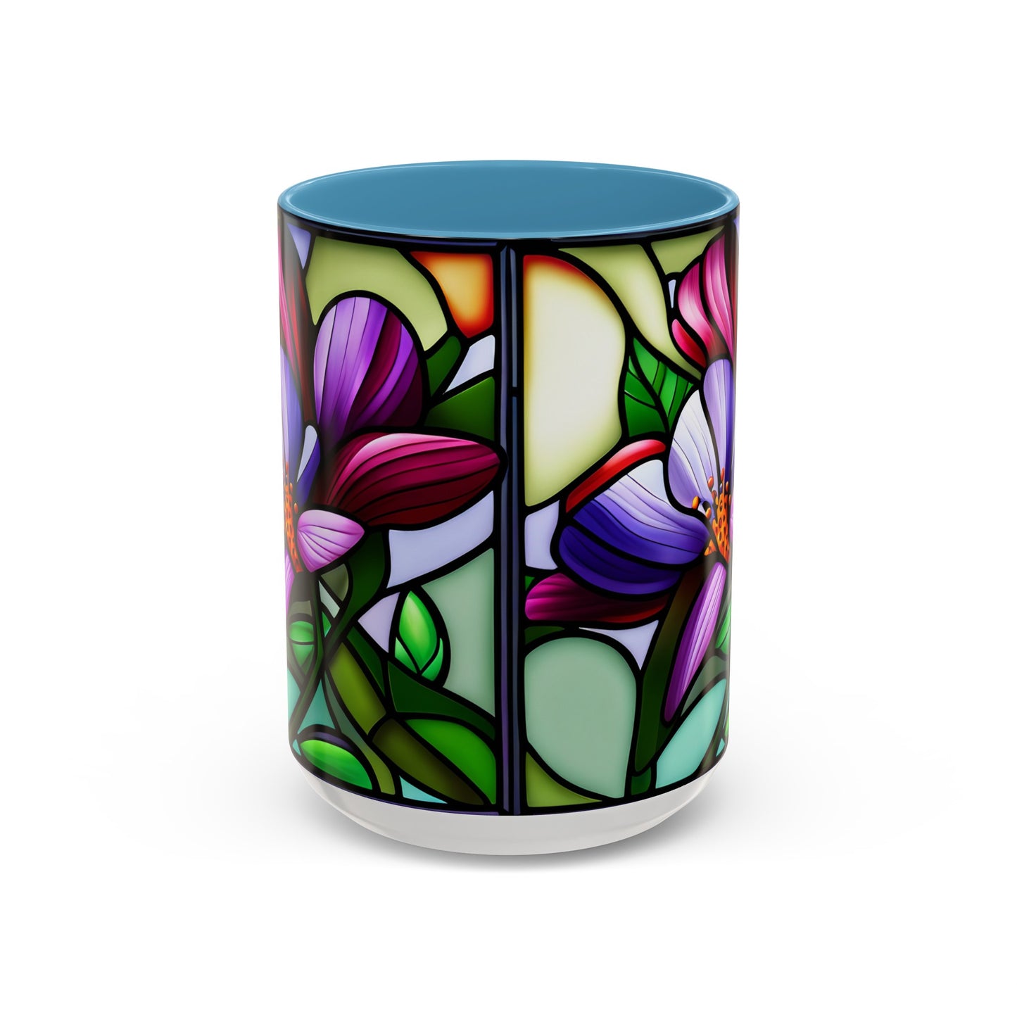 Violet Accent Coffee Mug 15oz