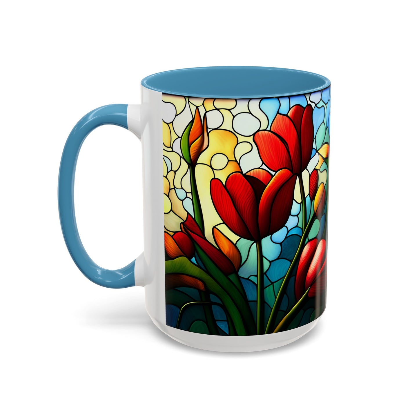 Tulip Accent Coffee Mug 15oz