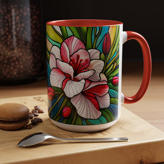 Azalea Accent Coffee Mug 15oz