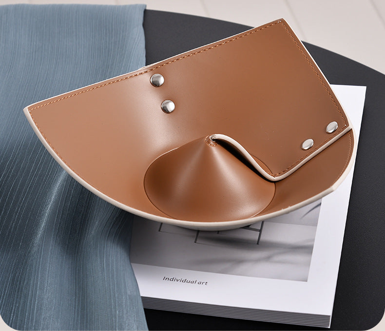 Leather Hallway Desktop Dining Tray