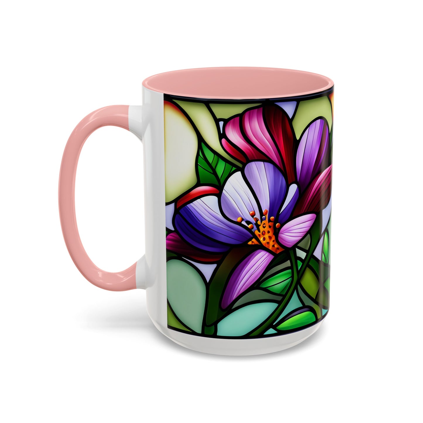 Violet Accent Coffee Mug 15oz