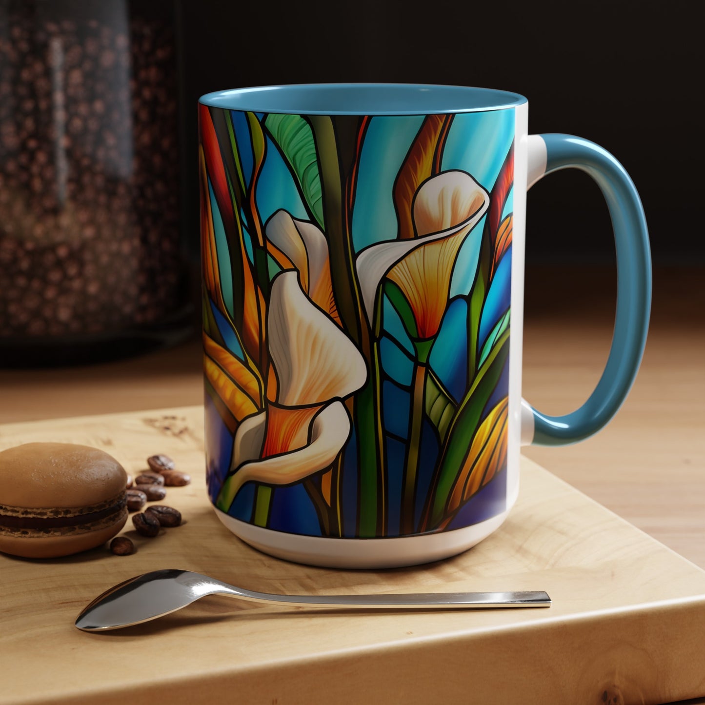 Calla lily Accent Coffee Mug 15oz