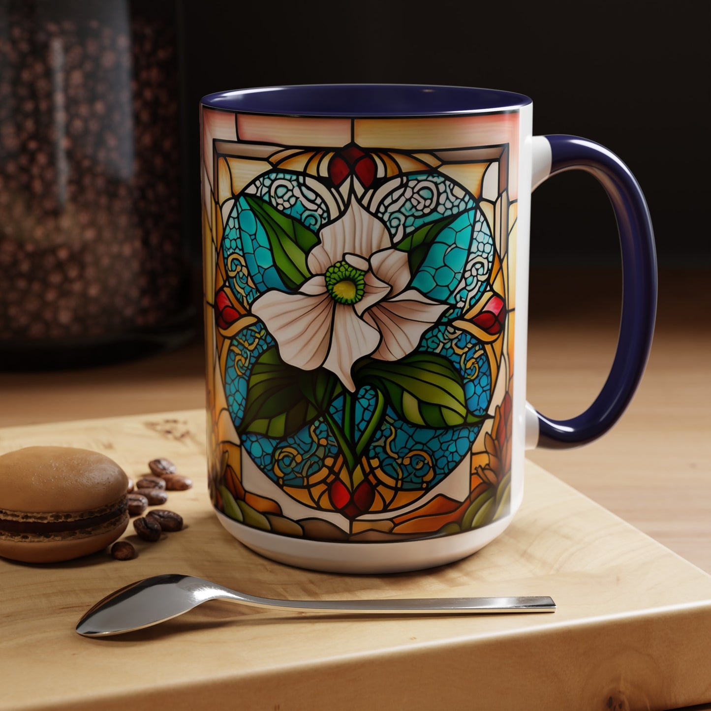 Hellebore Accent Coffee Mug 15oz