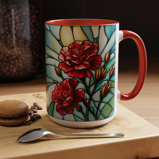 Carnation Accent Coffee Mug 15oz