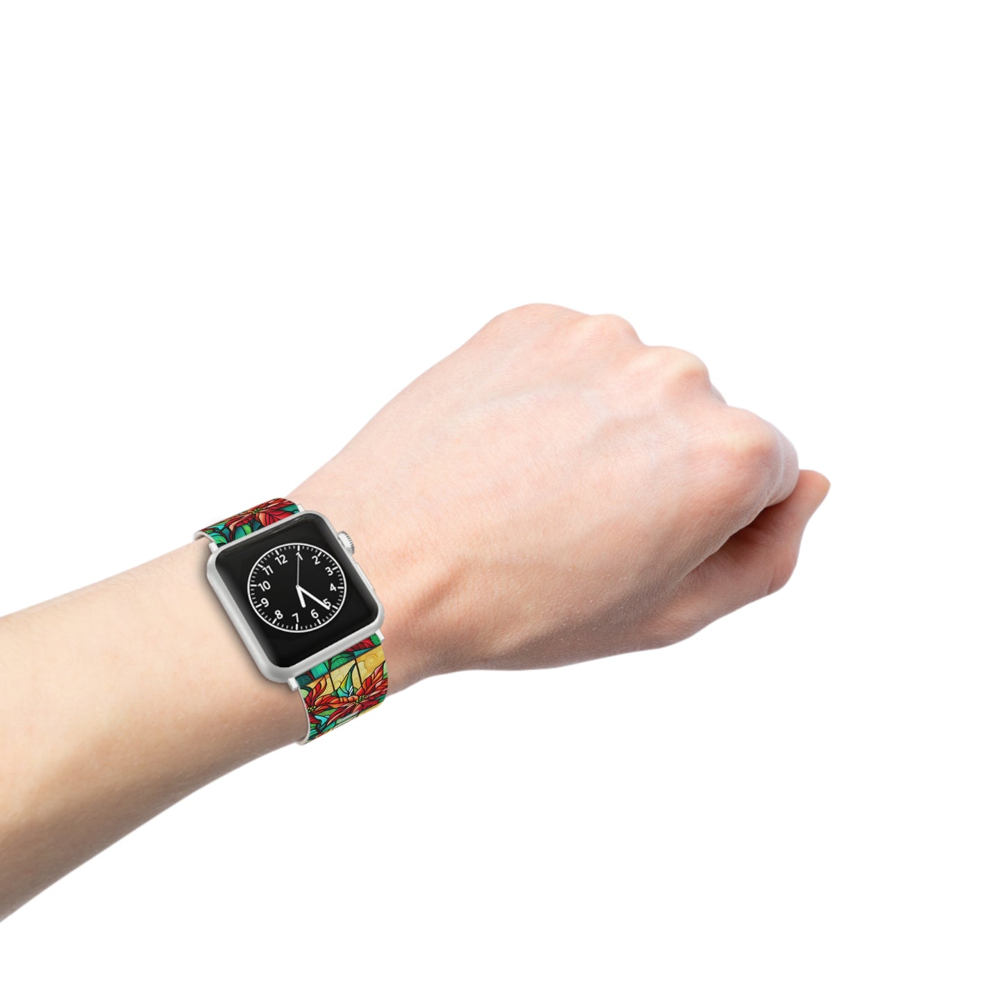 Poinsettia Watch Band for Apple Watch