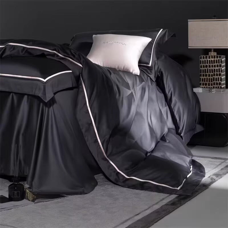 Four Piece Set Cotton Bed Sheet And Duvet