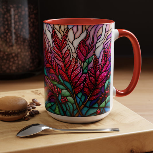 Astilbe Accent Coffee Mug 15oz