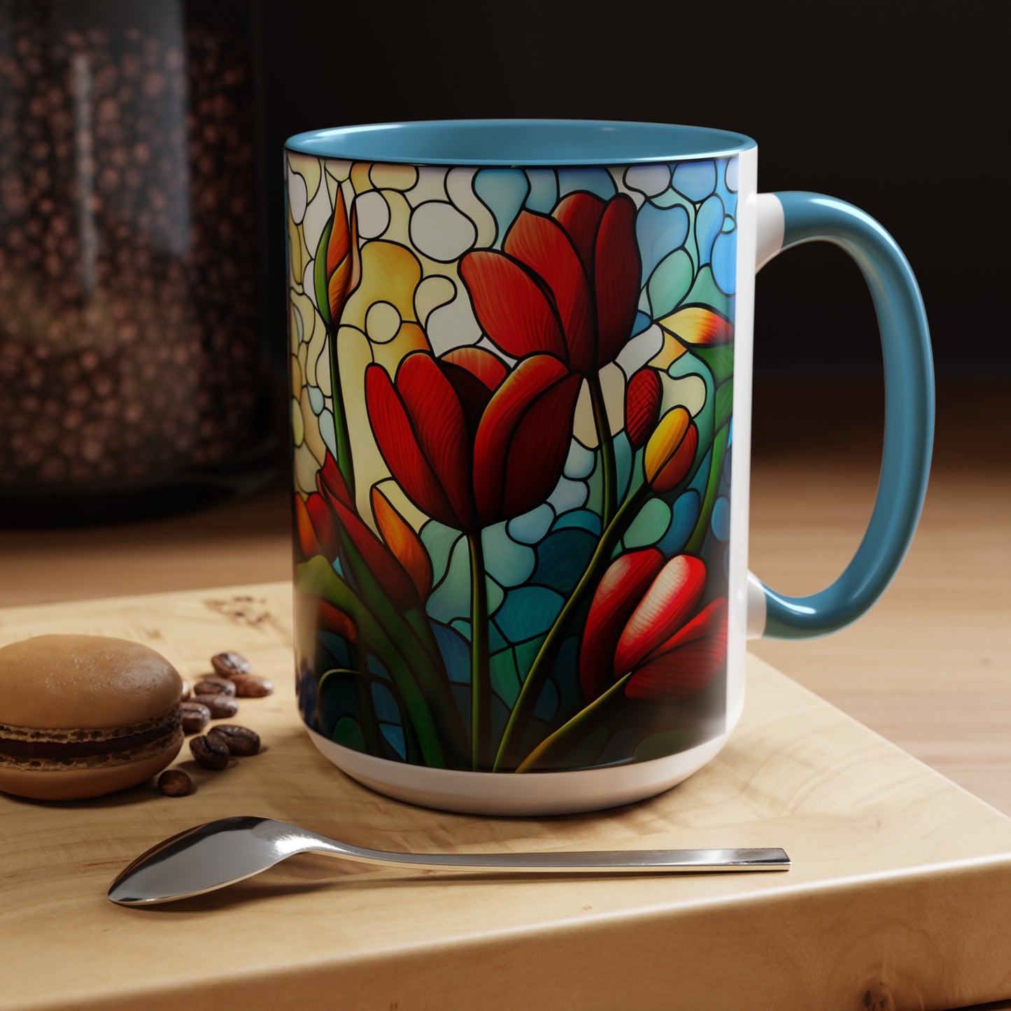 Tulip Accent Coffee Mug 15oz