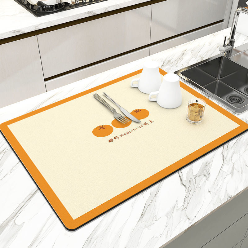 Kitchen Household Dining Table Table Wash-free Mat