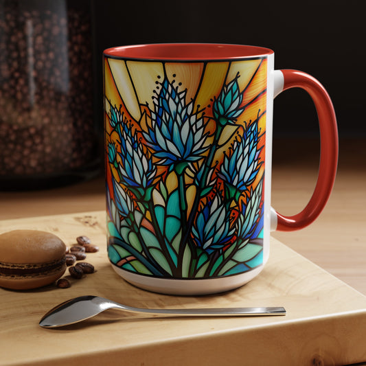 Eryngium Accent Coffee Mug 15oz