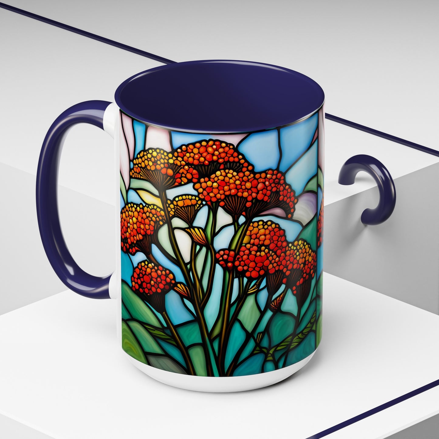 Yarrow Accent Coffee Mug 15oz