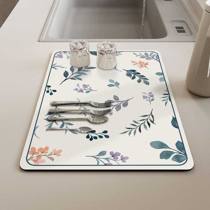 Kitchen Household Dining Table Table Wash-free Mat