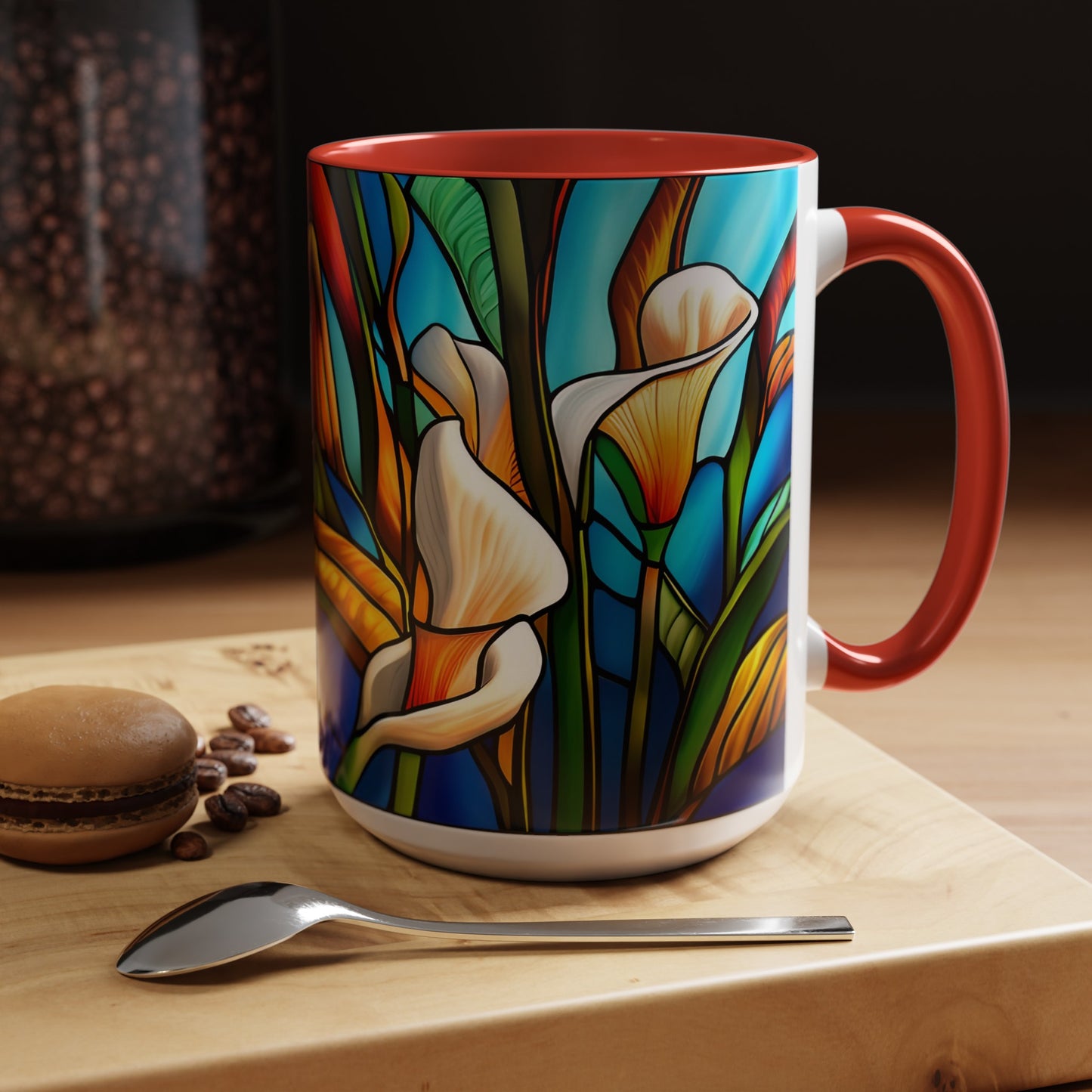 Calla lily Accent Coffee Mug 15oz