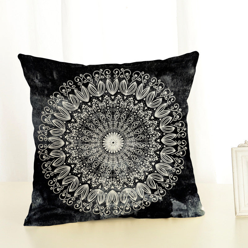 Polyester Pillow Home Decor Sofa Cushion Cover