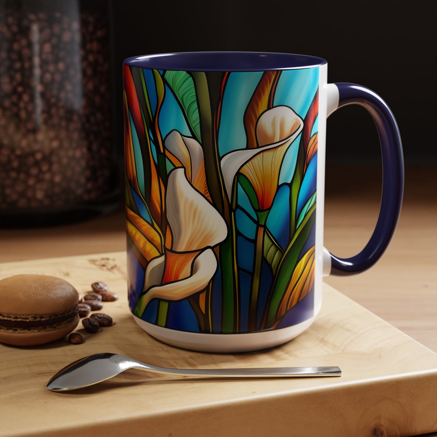 Calla lily Accent Coffee Mug 15oz