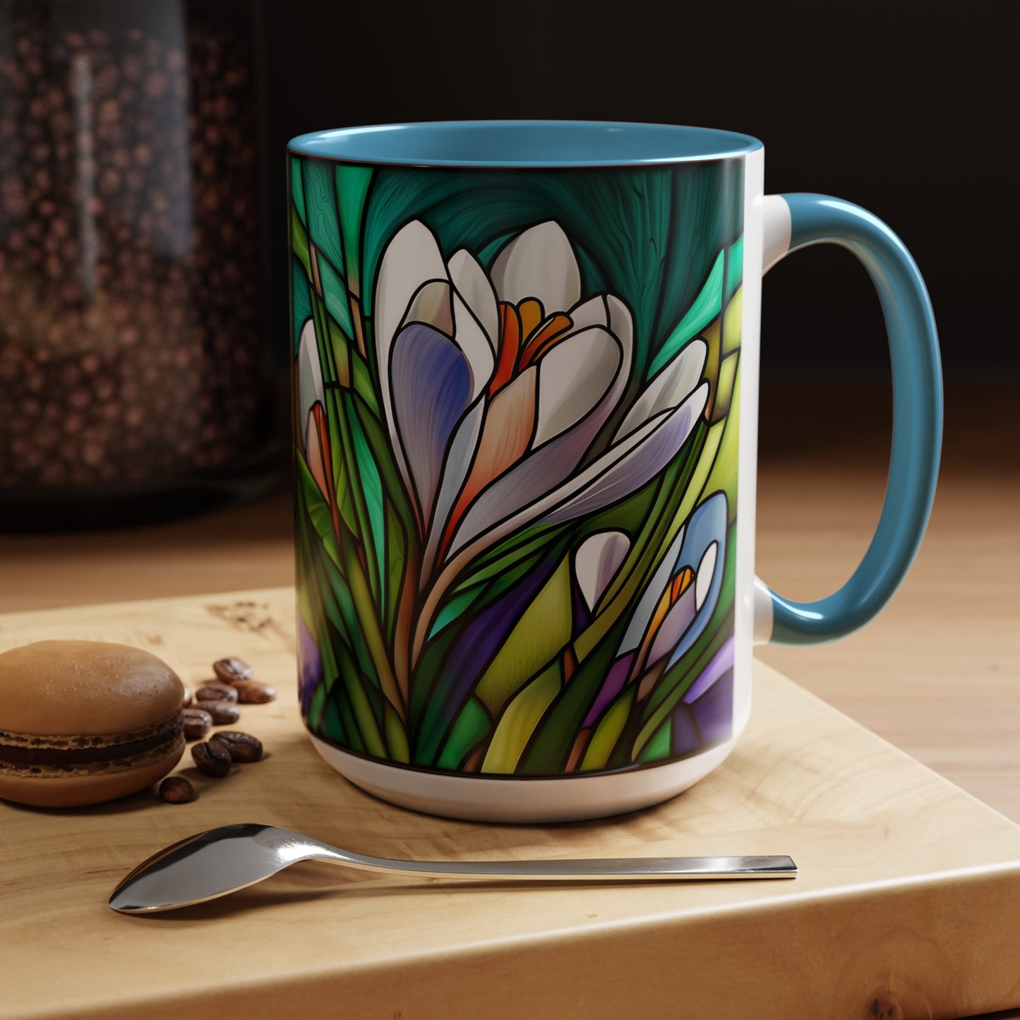 Crocus Accent Coffee Mug 15oz