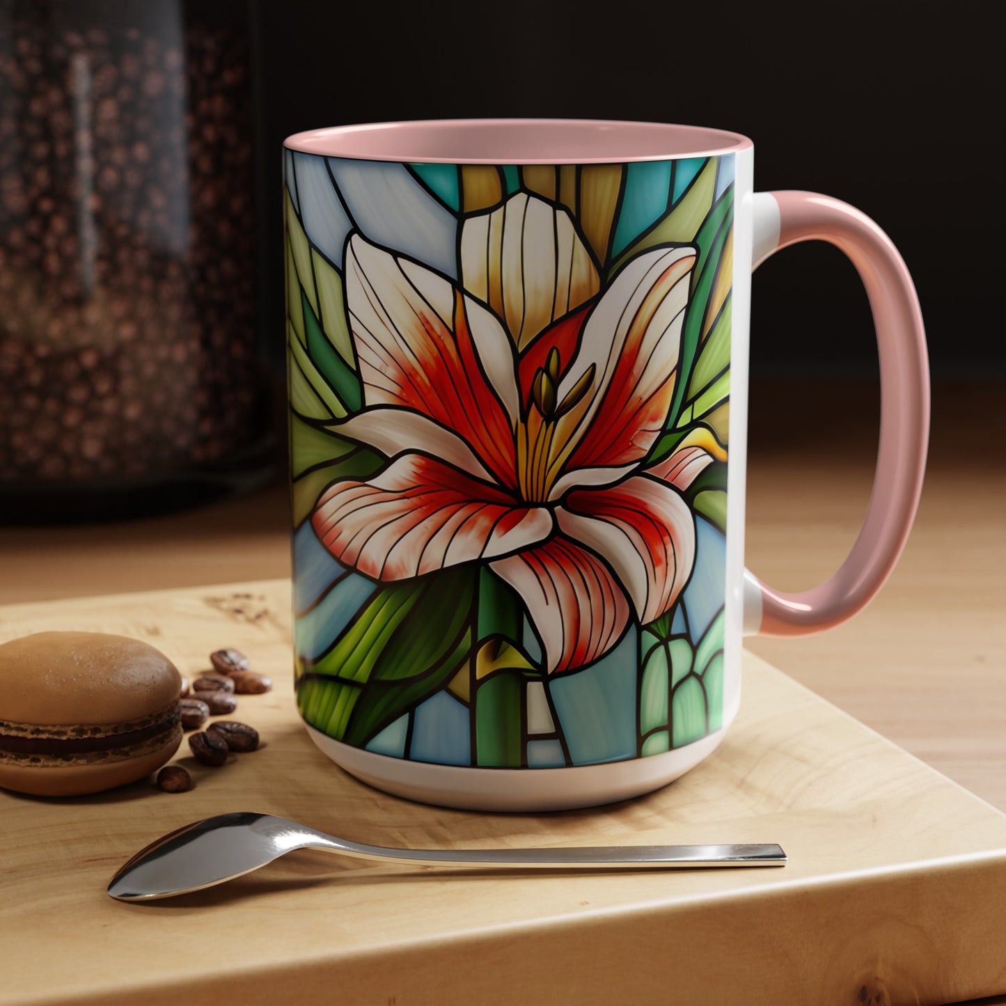 Lily Accent Coffee Mug 15oz