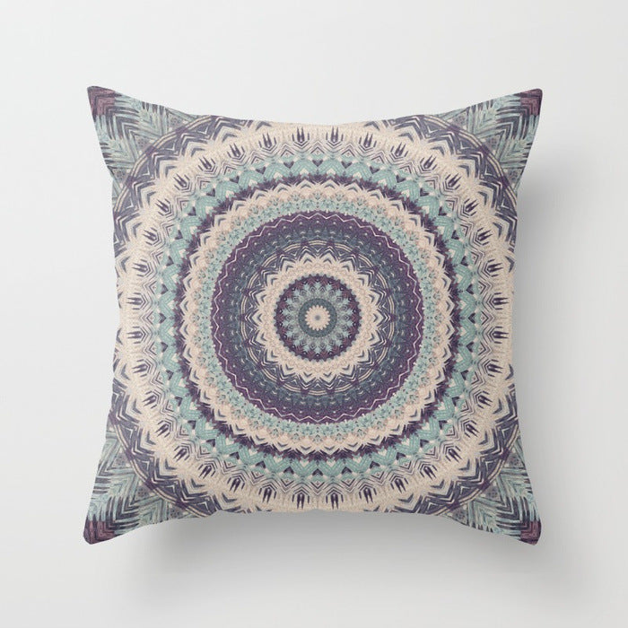 Polyester Pillow Home Decor Sofa Cushion Cover