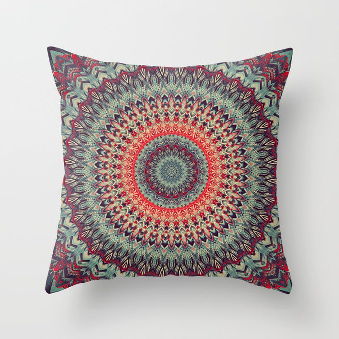 Polyester Pillow Home Decor Sofa Cushion Cover