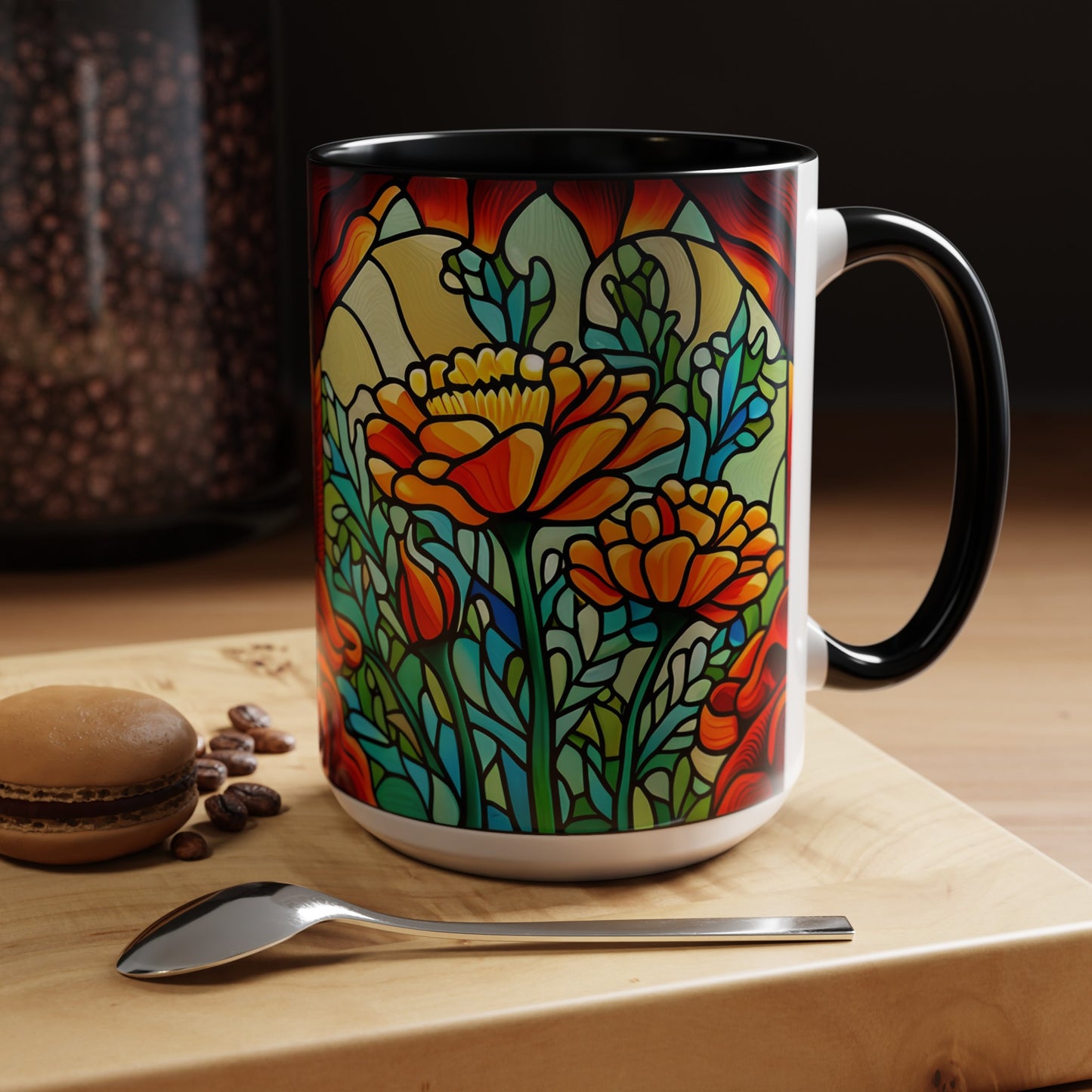 Marigold Accent Coffee Mug 15oz