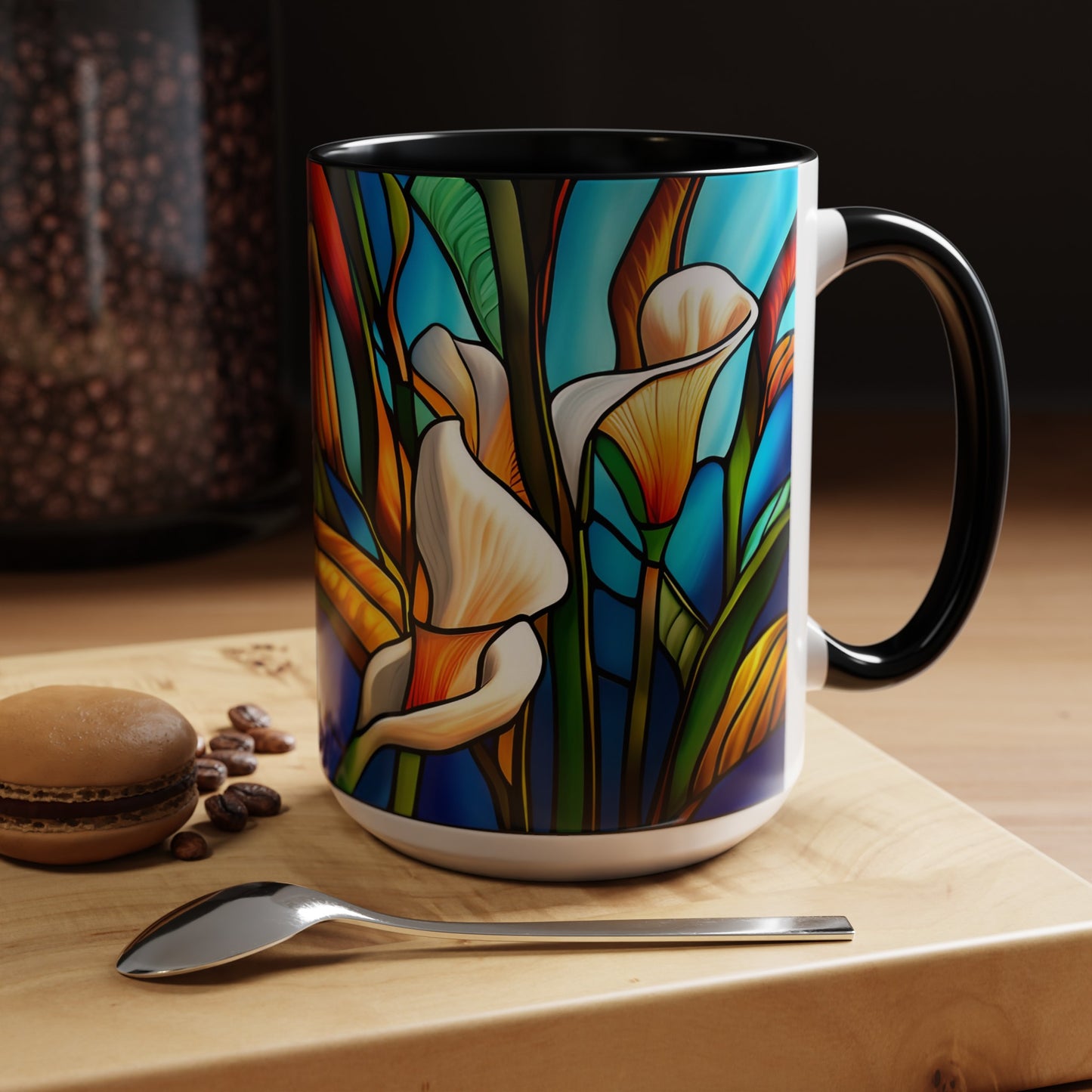 Calla lily Accent Coffee Mug 15oz