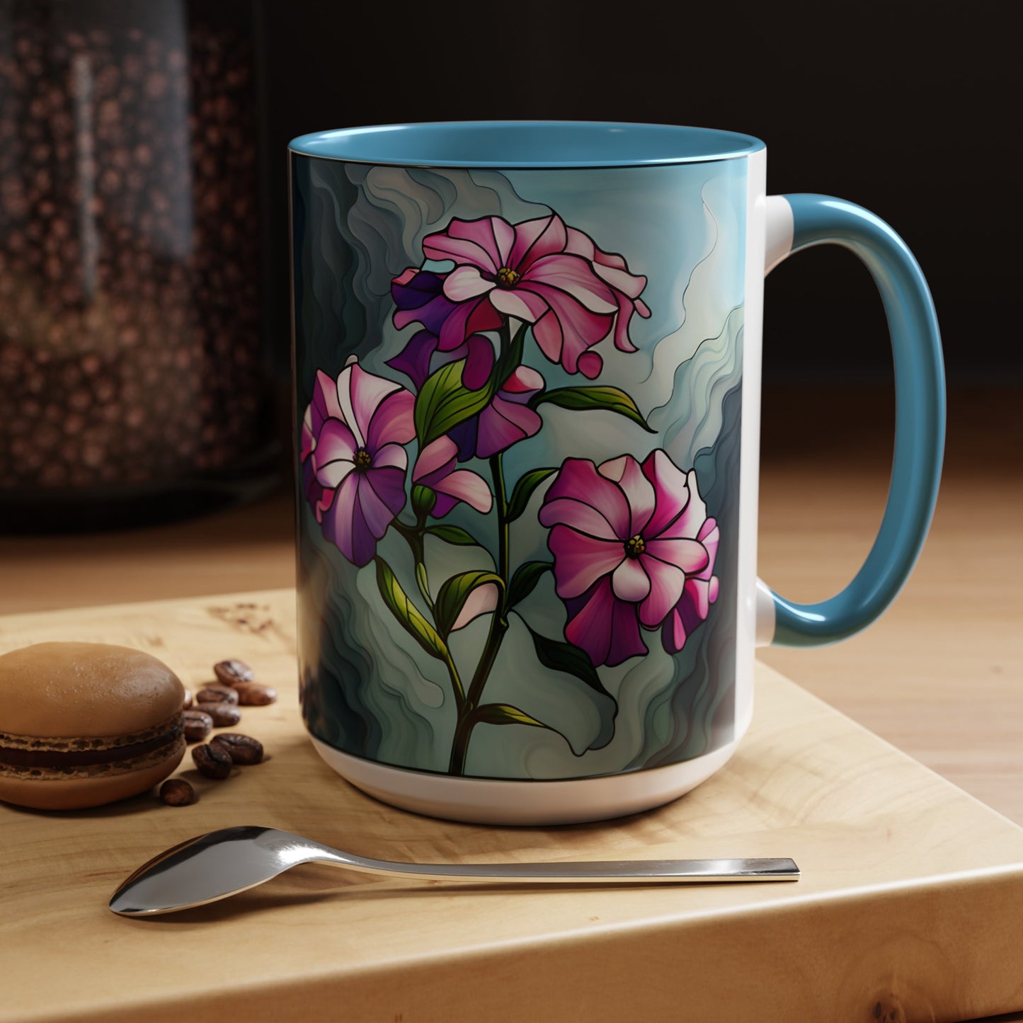 Phlox Accent Coffee Mug 15oz