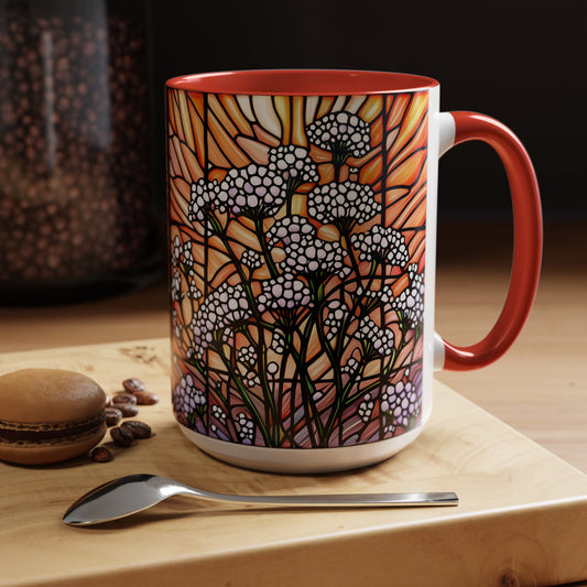 Gypsophila Accent Coffee Mug 15oz