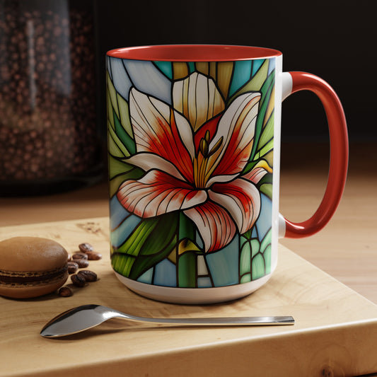 Lily Accent Coffee Mug 15oz