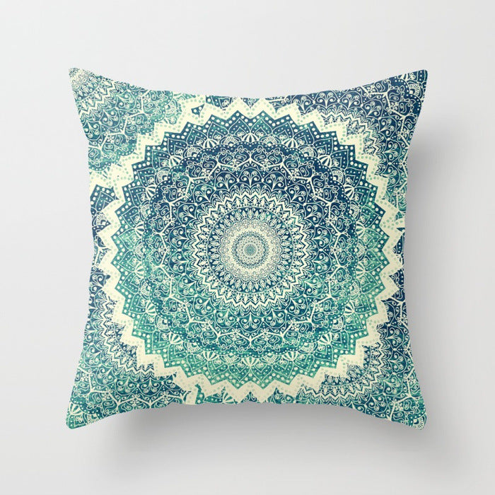 Polyester Pillow Home Decor Sofa Cushion Cover