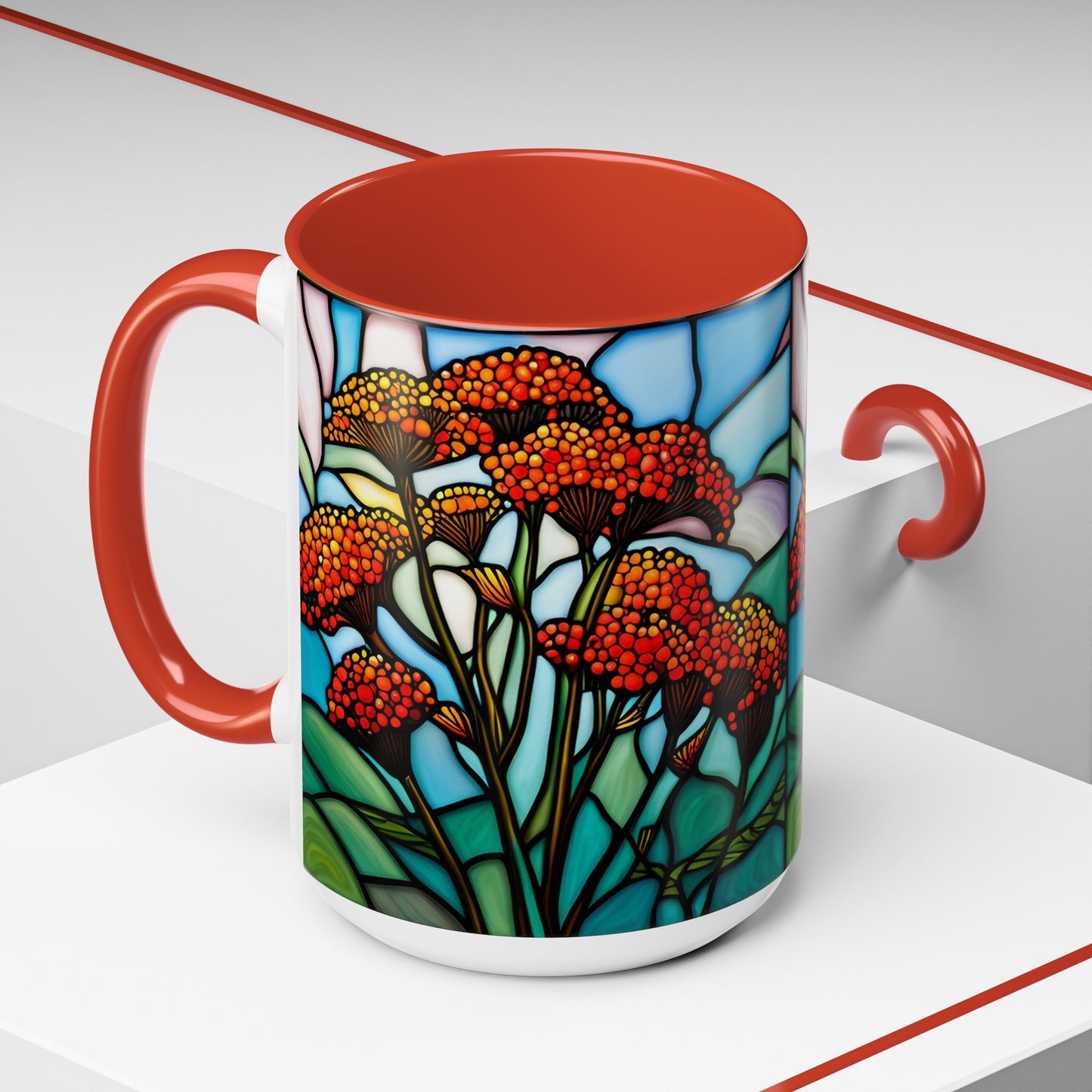 Yarrow Accent Coffee Mug 15oz