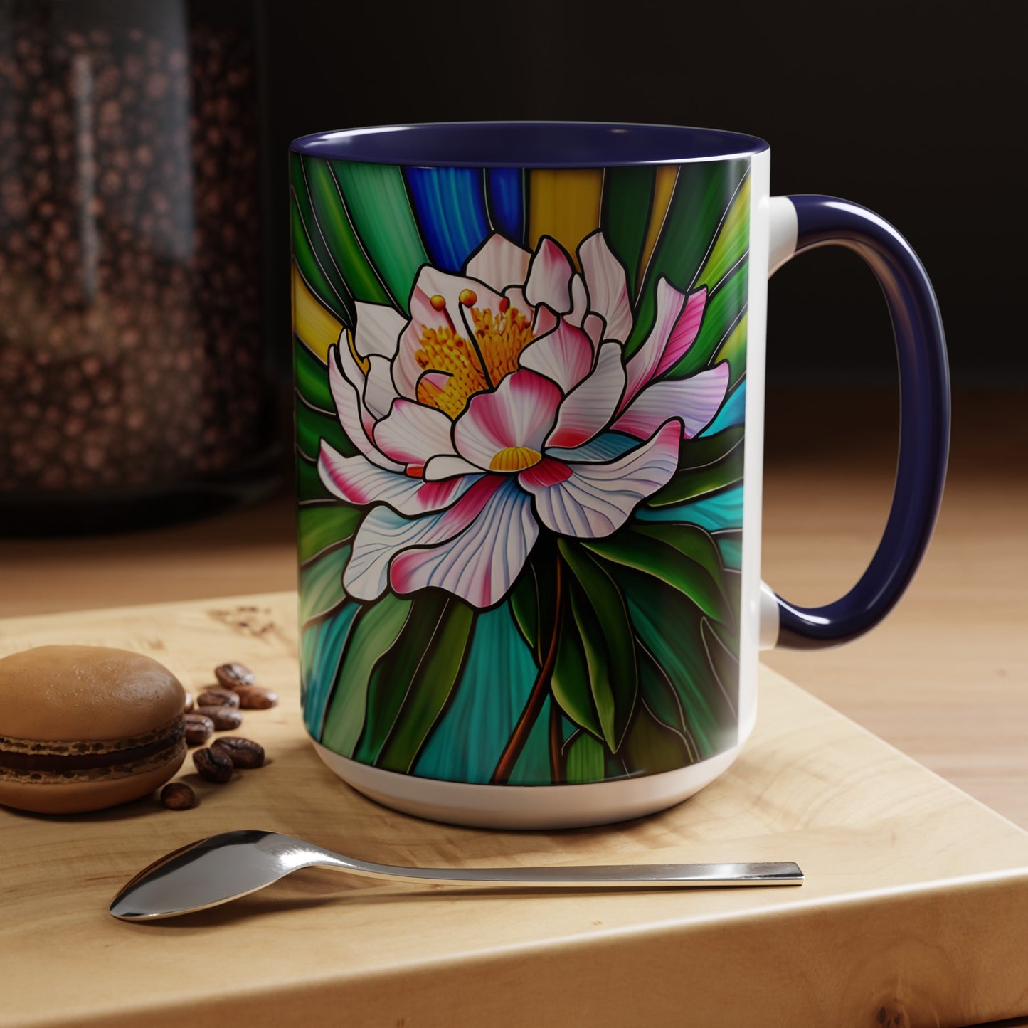 Rhododendron Accent Coffee Mug 15oz