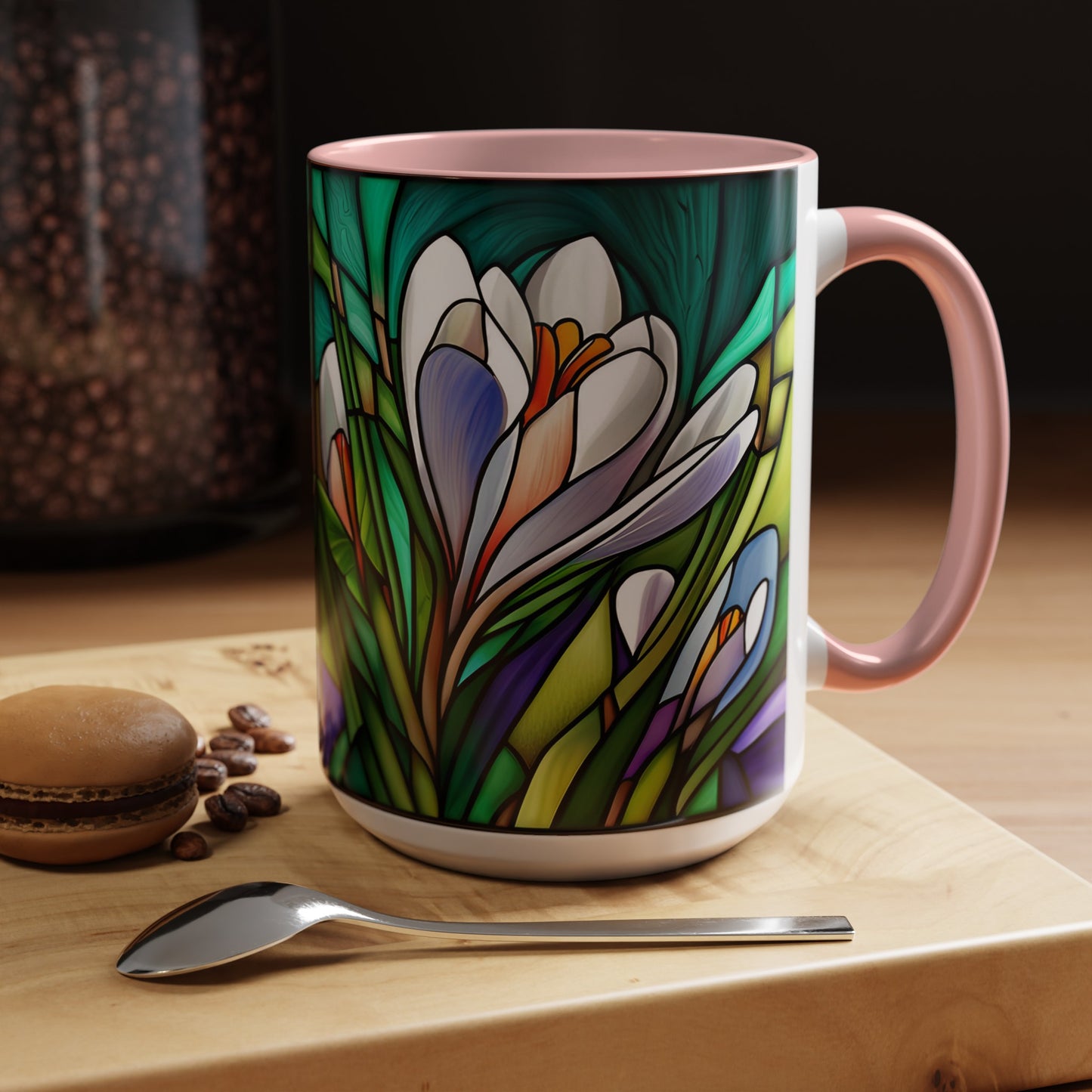 Crocus Accent Coffee Mug 15oz