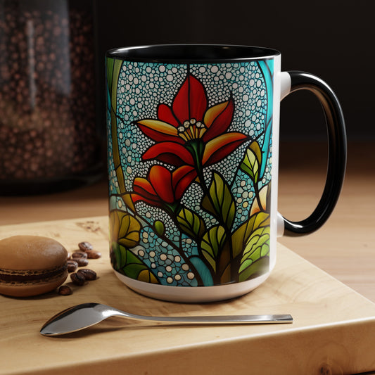 Bourvardia Accent Coffee Mug 15oz